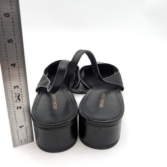 Veronica Beard Cecile Sling Mesh Slingback Pumps Women's Black Size US10M EU41 - Picture 4 of 12